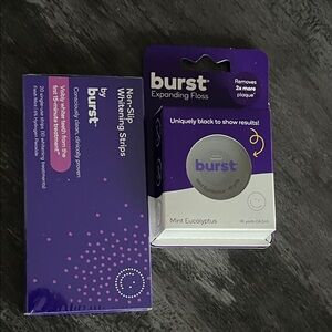 Burst Whitening Strips and Expanding Floss Set